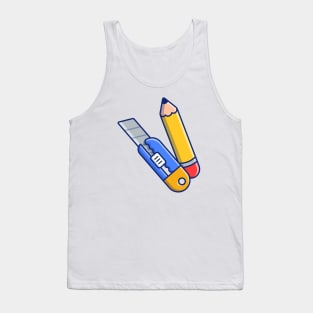 Pencil And Cutter Tank Top